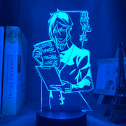 Anime Light Black Butler Led Night Light for Bedroom Decoration Colorful Nightlight Anime Gift 3d Lamp Black Butler