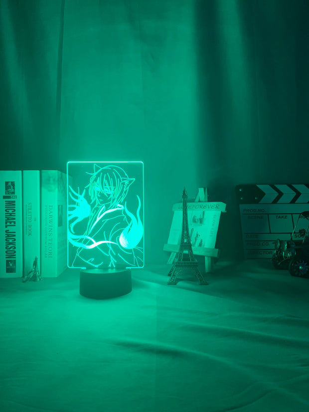 Led Night Light Anime Kamisama Kiss Tomoe Lamp for Home Decoration Nightlight Acrylic 3d Lamp Anime Kamisama Love Tomoe Light