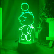 Game Final Fantasy Moogle Figure Led Night Light Lamp for Kids Bedroom Decor Color Changing Nightlight Cool Child Christmas Gift