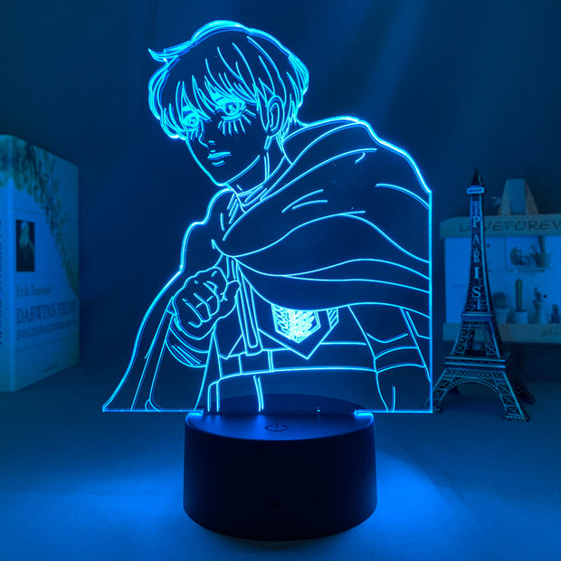 Anime Lamp Attack on Titan 4 Armin Arlert Figure for Bedroom Decor Night Light Kids Birthday Gift Shingeki No Kyojin 3d Light