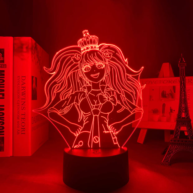 Danganronpa Led Night Light Junko Enoshima Lamp for Room Decor Kids Child Gift Danganronpa Acrylic Table 3d Lamp Junko Enoshima