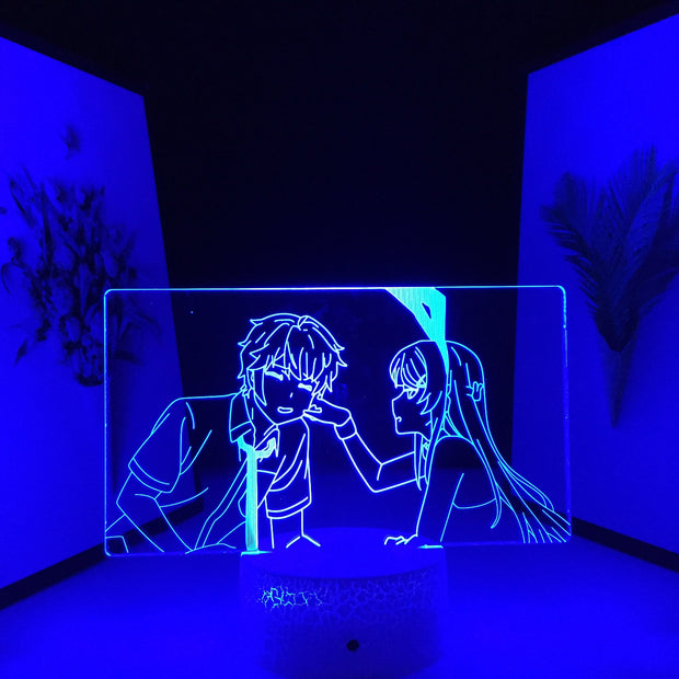 3D LED Lamp Anime Figure Sakurajima Mai Nightlight for Kids Bedroom Decor Birthday Gift Night Light Bunny Girl Manga Light