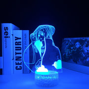 3D Lamp Akatsuki Anime Home Decor Children's Festival Birthday gifts USB Link Charging  Multiple Color Changes With Remote Control
