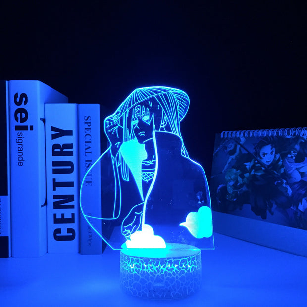 3D Lamp Akatsuki Anime Home Decor Children's Festival Birthday gifts USB Link Charging  Multiple Color Changes With Remote Control