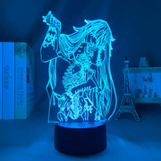 Manga Led Light Black Butler Undertaker 3D LED Lamp Anime Figure Home Bedroom Desk Decoration Small Night Light