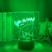 3d Lamp Anime Tokyo Ghoul Ken Kaneki Light for Kids Bedroom Decor Night Light Birthday Gift Manga Gadget Tokyo Ghoul Lamp Kaneki