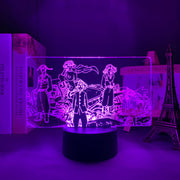 Tokyo Revengers 3D LED Lamp Anime Figure High Bedroom Desk Decoration Small Night Light for Children's Festival Birthday Gifts  Neon Lights With Remote