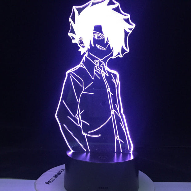 Japanese Manga The Promised Neverland Emma Figure Led Night Light for Home Room Decor Kids Child Nightlight Bedside Desk Lamp