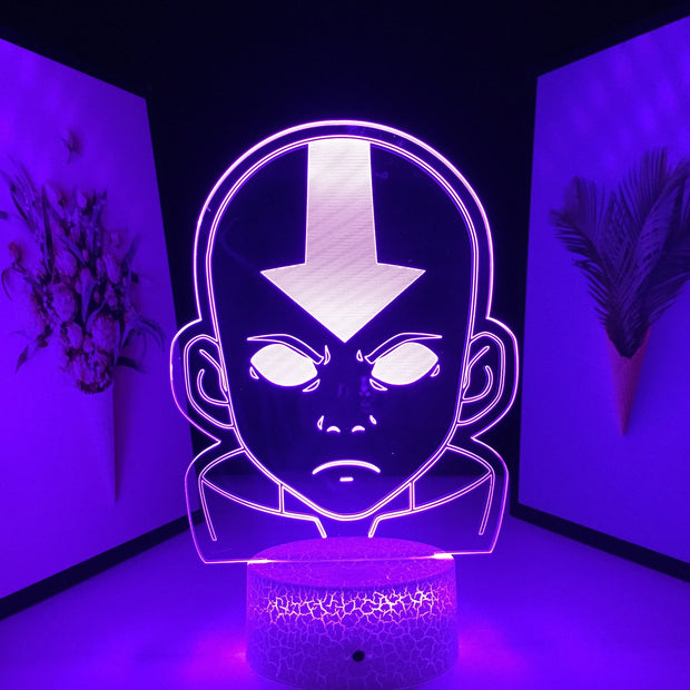 3D LED Light Anime Avatar The Last Airbender Coloful Small Night Light Room Decoration With Remote Control Color Change