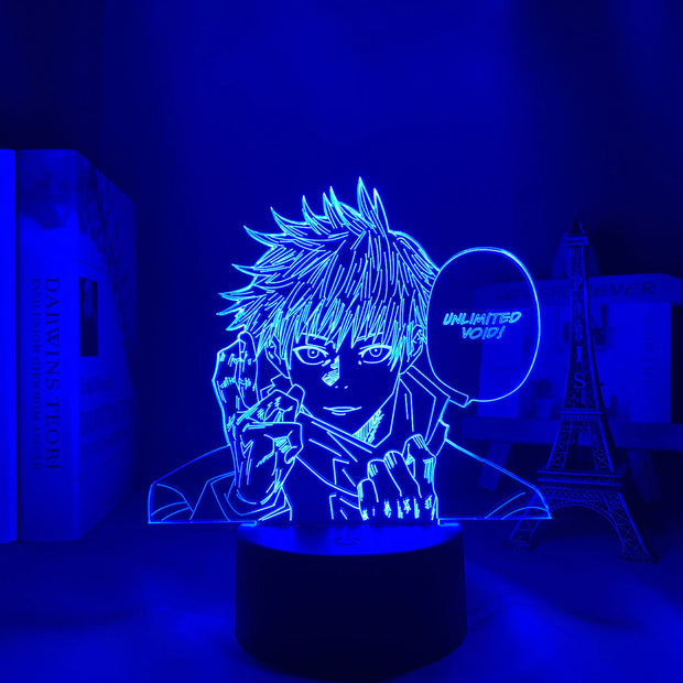 Anime Lamp Jujutsu Kaisen Satoru Gojo Led Night Light for Bedroom Decor Birthday Gift Satoru Gojo Light Jujutsu Kaisen Prize