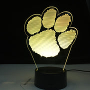 3D LED Lamp Illusion Touch Polar Bear Paw Night Light Auto For Home Bedroom Sleeping Decoration USB Atmosphere Christmas Gifts