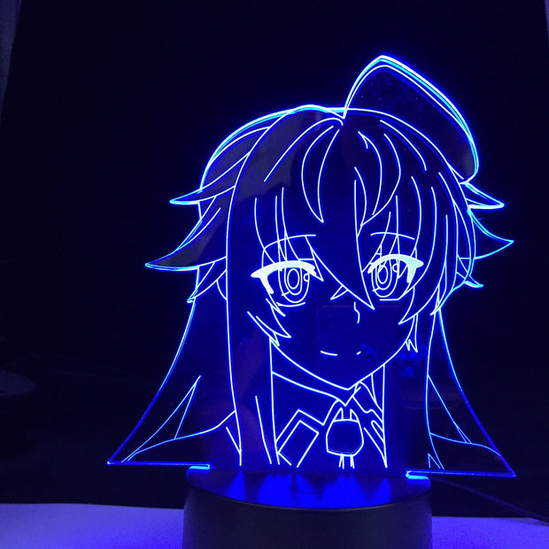 High School DxD Anime Led Light for Home Decoration Birthday Gift Manga 3D Night Lamp Rias Gremory High School DxD Dropshipping