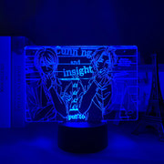 3D LED Lamp Anime Figure Manga Moriarty The Patriot Led Bedroom Desk Decoration Small Night Light for Children's Festival Birthday Gifts