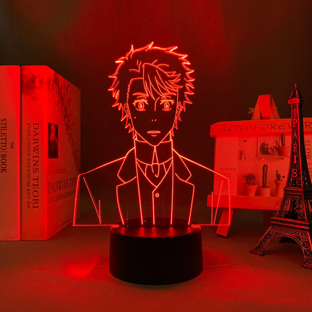3D LED Lamp Anime Figure Bedroom Desk Decoration Moriarty The Patriot John H Watson Small Night Light for Children's Festival Birthday Gifts