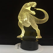 Dinosaur Theme Park 3D Lamp Game LED night light 7 Color Change Touch Mood Lamp Dropshipping Children Gift 3225