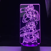Anime Led Night Light Fire Force For Bedroom Decor Gift Colorful Nightlight Manga 3d Lamp Fire Force Dropshipping