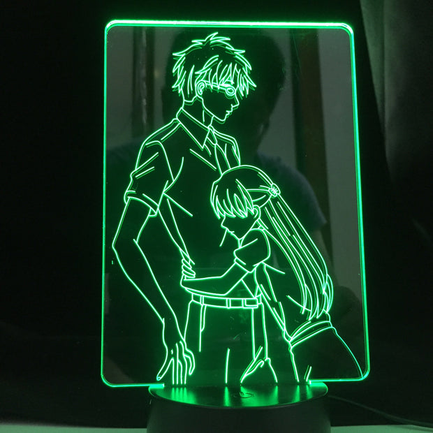 Sword Art Online for Bedroom Decor Bedside Nightlight Birthday Gifts for Women Men Konosuba Manga 3d Anime Lamp Led Night Light