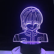 Kurapika Figure Acrylic Night Light Anime Gift Hunter X Hunter Lamp for Kid Bedroom Decor Lighting Childrens Room Nightlight