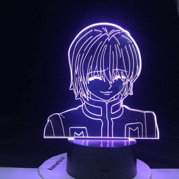 Kurapika Figure Acrylic Night Light Anime Gift Hunter X Hunter Lamp for Kid Bedroom Decor Lighting Childrens Room Nightlight