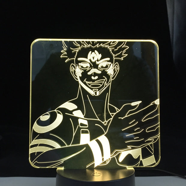 Anime Jujutsu Kaisen Ryomen Sukuna 3D Lamp Yuji Itadori Led Night Light for Birthday Gift Lamp Nightlight DropShipping Room Deco