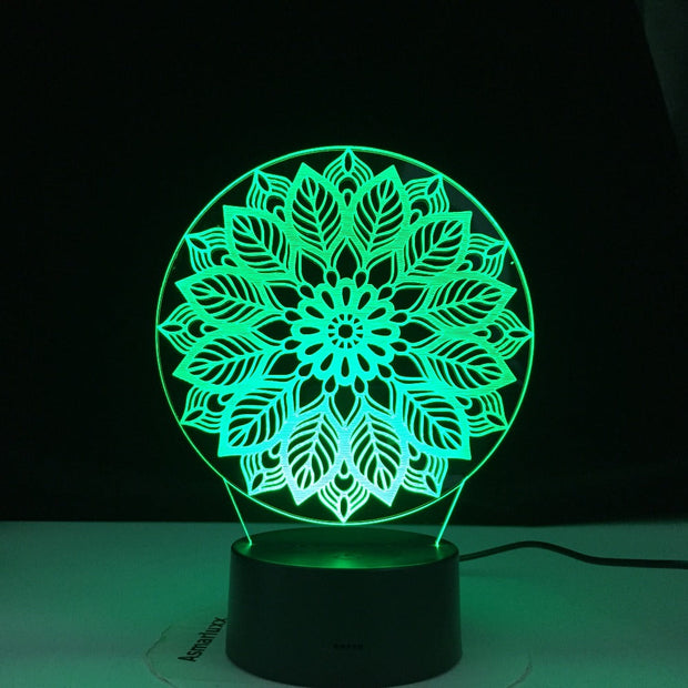 Artistic Modeling Abstract 3d Lamp 7 Color Led Night Lamps For Kids Touch Led Usb Table Lampara Lampe Baby Sleeping Nightlight