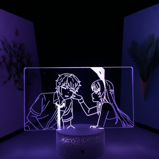 3D LED Lamp Anime Figure Sakurajima Mai Nightlight for Kids Bedroom Decor Birthday Gift Night Light Bunny Girl Manga Light