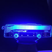 Multicolors Change Novelty 3D Travel Bus Lamp Touch Remote USB Night Light Atmosphere Lighting Lampara Boys Gifts Bedroom Decor