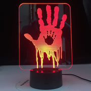 Death Stranding Hand Prints Video Game Led Night Light for Kids Room Decor Cool Gift for Child Gamer Nightlight Usb 3D Desk Lamp
