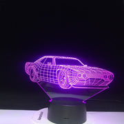 3D LED Car Shape Night Lights Colors Changing Visual Vehicle Luminaria Table Lamp Sleeping Lighting Home Decor Dropship Gift1461