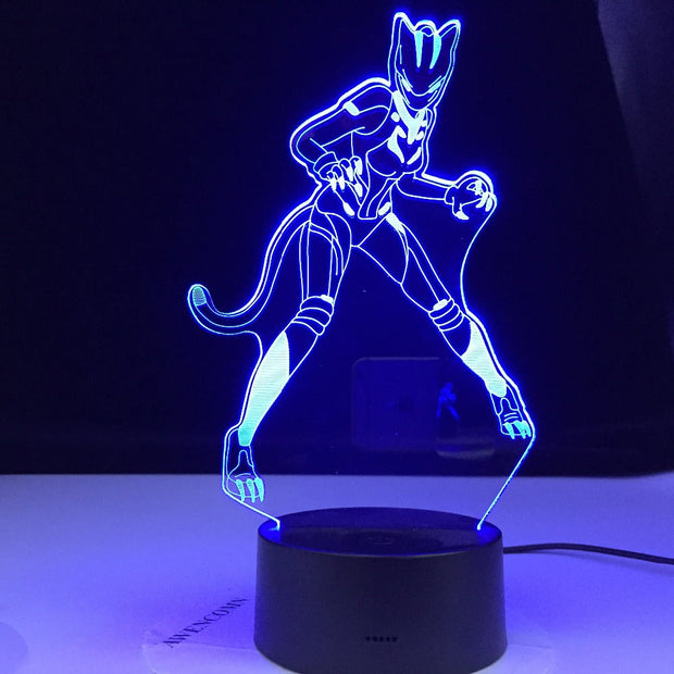 Game Season 7 Lynx Action Model Figure Deocr Lamp Battle Royale Lynx 3d iillusion Night Lights Toys Keep Safe