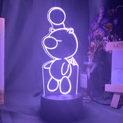 Game Final Fantasy Moogle Figure Led Night Light Lamp for Kids Bedroom Decor Color Changing Nightlight Cool Child Christmas Gift