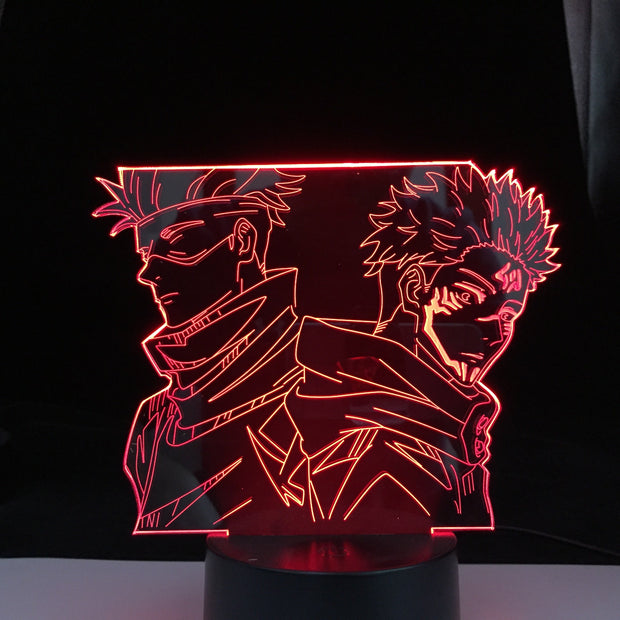 Jujutsu Kaisen Satoru Gojo Led Night Light Yuji Itadori for Room Deco Birthday Gift Jujutsu Kaisen Lamp Yuji Itadori Anime Lamp
