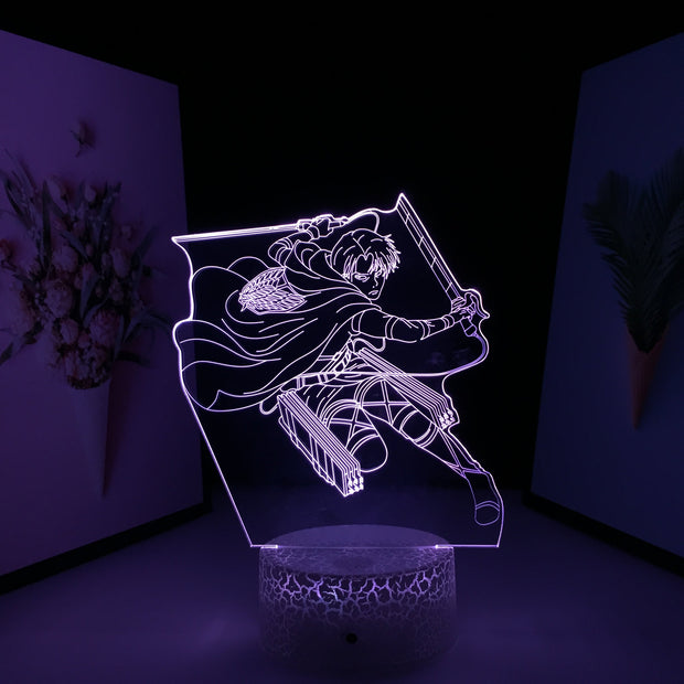 Animation Characters 3D LED Lights Neon Lights Home Room Decoration USB Link Charging