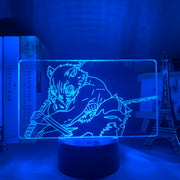 Kimetsu No Yaiba Inosuke Hashibira Small Night Light for Kids Home Decor  USB link Charging Neon Lights 3D LED Lamp Anime