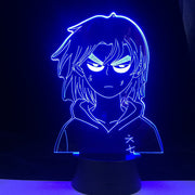 Anime Scissor Seven Nightlight Fans Bedroom Decoration Holiday Birthday Gifts 3d Led 16 Colors Change Best Home Decor Lights