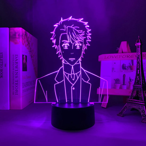 3D LED Lamp Anime Figure Bedroom Desk Decoration Moriarty The Patriot John H Watson Small Night Light for Children's Festival Birthday Gifts