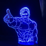 The Seven Deadly Sins Escanor Led Night Light for Bedroom Decor Gift Nightlight Anime 3d Lamp Droppshipping Home Decor Lamp