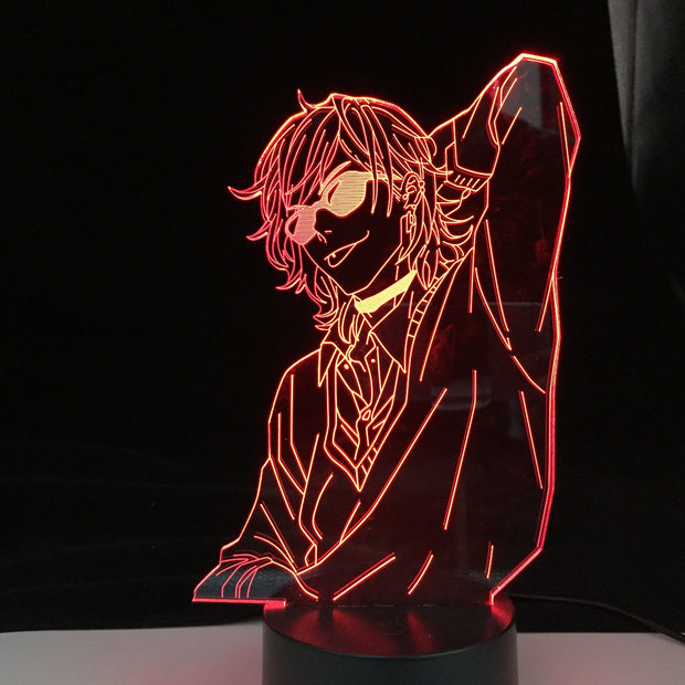 BL Anime Yarichin Bitch Club Yuri Ayato Light for Bed Room Decor Night Light Yarichin Bitch Club Lamp Yuri Ayato Acrylic 3d Lamp