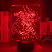 Anime Attack on Titan 3d Lamp Erwin Smith Light for Bedroom Decoration Kids Gift Attack on Titan LED Night Light Erwin Smith
