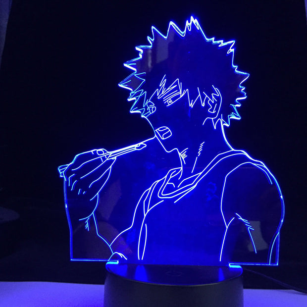 Bakugo My Hero Academia For Room Decor Birthday Gift Manga Gadget My Hero Academia Katsuki Bakugo Light Anime 3d Led Night Lamp
