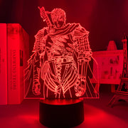 Anime Led Light Berserk Guts Figure for Bedroom Decorative Night Light Birthday Gift Kids Room 3d Table Lamp Manga Berserk