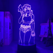 Black Lagoon Revy Led Night Light for Bedroom Decor Colorful Nightlight Anime Gift 3d Lamp Revy Black Lagoon