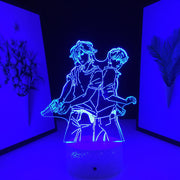 Anime Banana Fish 3D Lamp LED Night Light Cartoon for Kids Bedroom Decor Child Birthday Gift Manga Color Change Nightlight