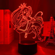 Anime No Game No Life Shiro Led Night Light for Bedroom Decor Birthday Gift Night Lamp No Game No Life Shiro Light Gadget