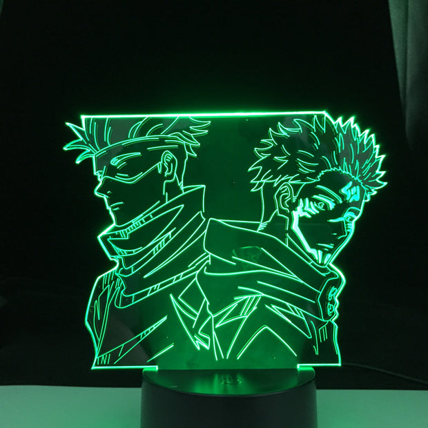 Jujutsu Kaisen Satoru Gojo Led Night Light Yuji Itadori for Room Deco Birthday Gift Jujutsu Kaisen Lamp Yuji Itadori Anime Lamp