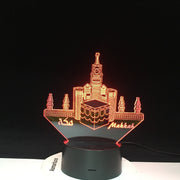 3d Led Night Light Lamp Mecca Mosque Makka Usb Home Decorative Luminaria RGB Kids Baby Nightlight Gift Table Lamp Bedroom 1575