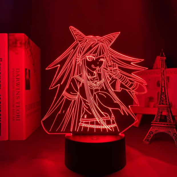 Danganronpa Led Night Light Ibuki Mioda Lamp for Bedroom Decor Kids Gift Danganronpa Acrylic 3d Lamp Ibuki Mioda