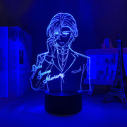 Moriarty The Patriot Louis James Moriarty 3D LED Lamp Anime Figure  Bedroom Desk Decoration Small Night Light for Children's Festival Birthday Gifts