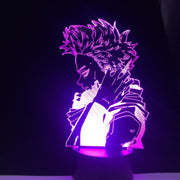 HITOSHI SHINSO MY HERO ACADEMIA 3D ANIME Night lights Lampara 16 Colors Changing Table Lamp For Christmas Gift Dropshipping