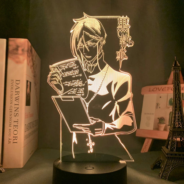 Anime Light Black Butler Led Night Light for Bedroom Decoration Colorful Nightlight Anime Gift 3d Lamp Black Butler